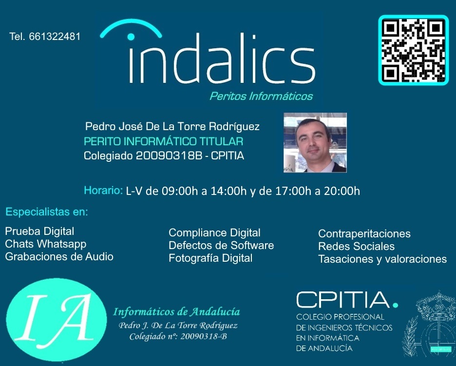 Por qué elegir a Indalics Peritos Informáticos Por qué elegir a Indalics Peritos Informáticos